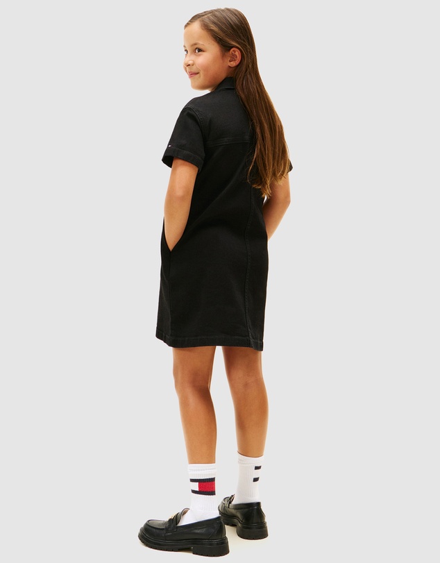 Tommy Hilfiger - A-Line Denim Dress - Kids