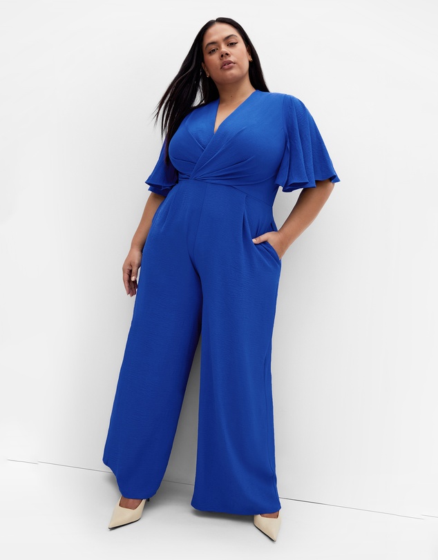 City Chic - Braelynn V Neck Jumpsuit