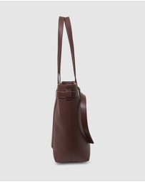SABEN - Tabby Shoulder Bag Espresso + Bronze