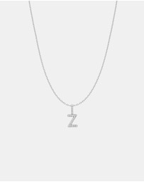Ania Haie - Ania Haie Silver Letter Z Initial Necklace