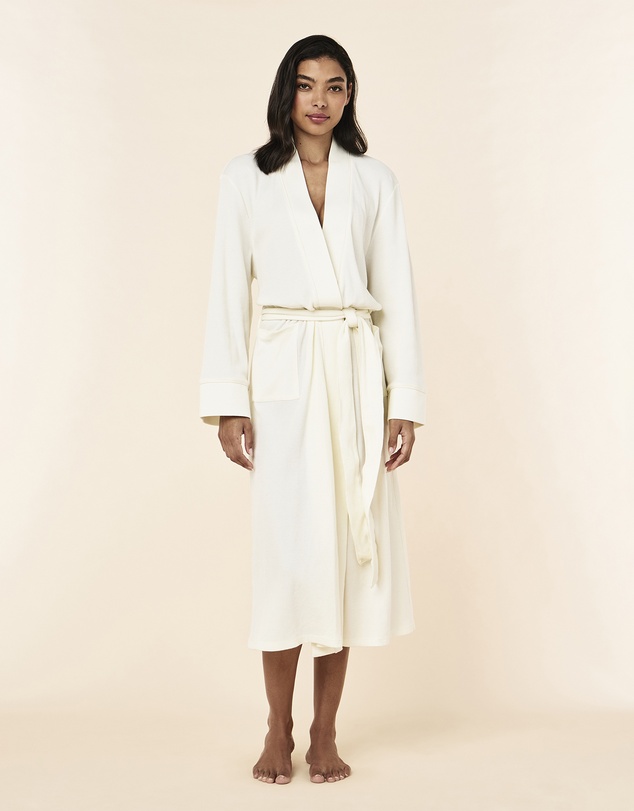 Papinelle - Claire Soft Cotton Waffle Maxi Robe