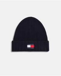 Tommy Hilfiger - Heritage Flag Rib-Knit Beanie - Kids