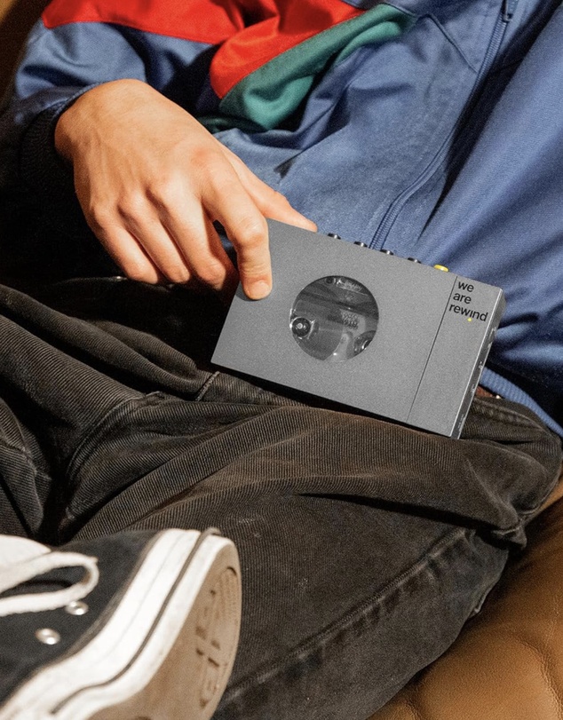 We Are Rewind - We Are Rewind Portable Cassette Player & Recorder - Keith, Grey