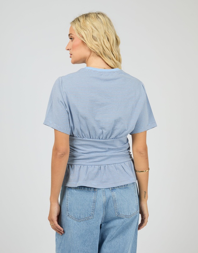 All About Eve - Tyler Stripe Tee Blue