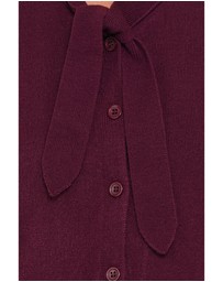 Petal & Pup - Ezra Scarf Knit Top - Burgundy