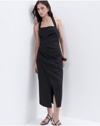 UNISON - Linen Halter Dress