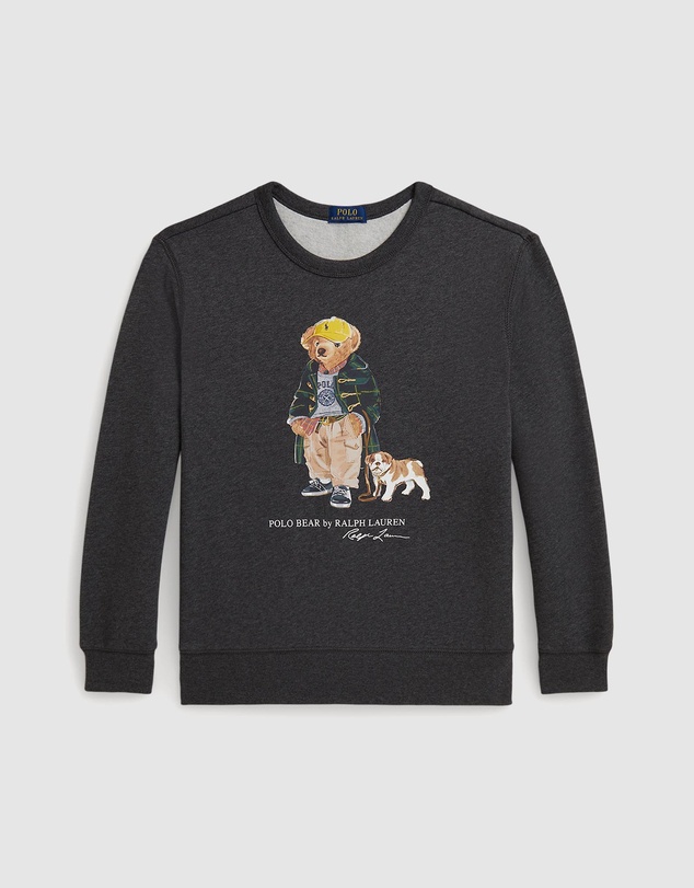 Polo Ralph Lauren - Polo Bear Heathered Fleece Sweatshirt - ICONIC EXCLUSIVE - Teens