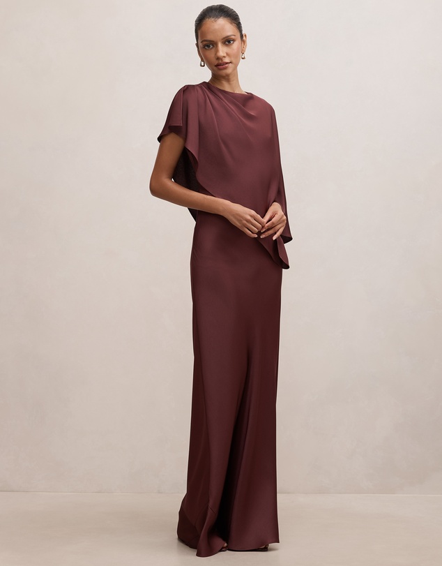 Forever New Petite - Zinnia Petite Cape Maxi Dress