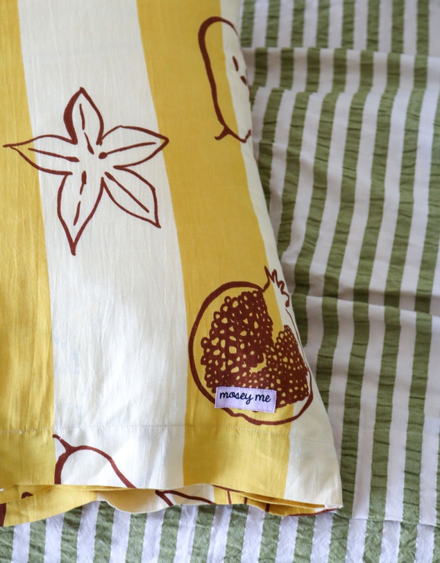 Mosey Me - Winter Fruit Euro Pillowcase Set