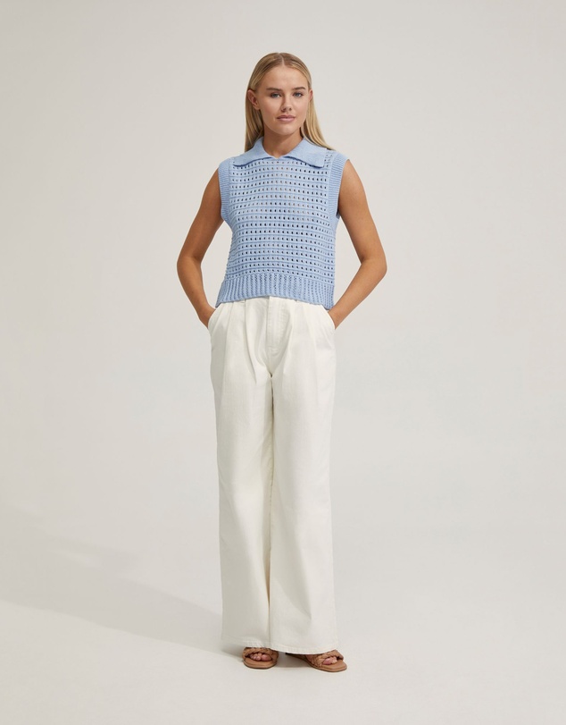 Oxford - Tory Cotton Knitted Vest