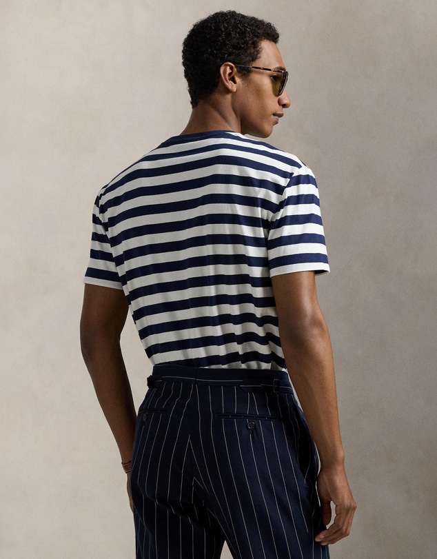 Polo Ralph Lauren - ICONIC EXCLUSIVE - Custom Slim Fit Striped Jersey T-Shirt