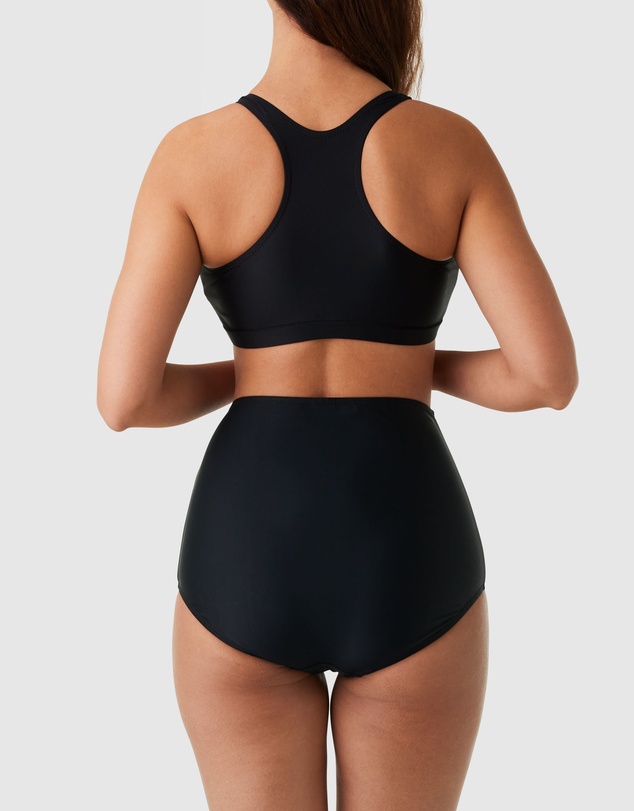 Modest Mermaid - High Waist Swimming bottom- Black