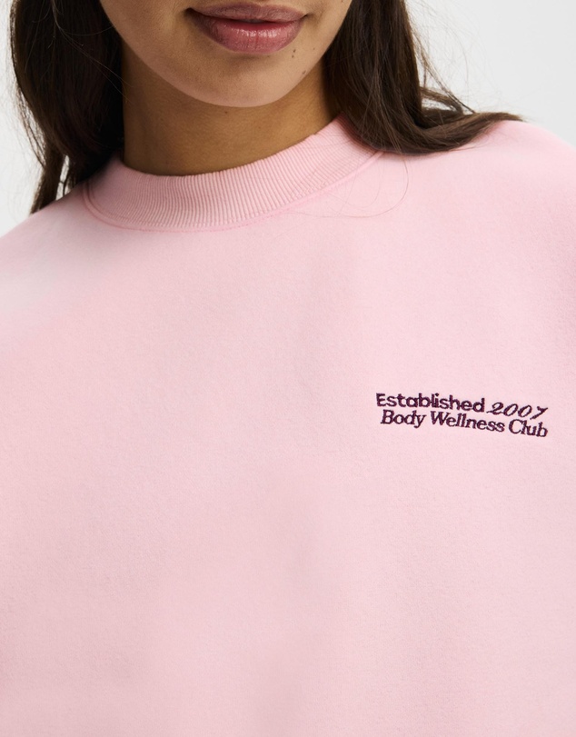 Cotton On Body Active - Plush Graphic Crew Sweatshirt