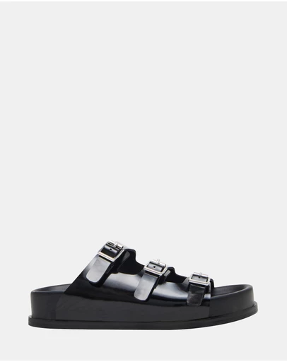 Steve Madden - Easy-Peazy Black Sandals