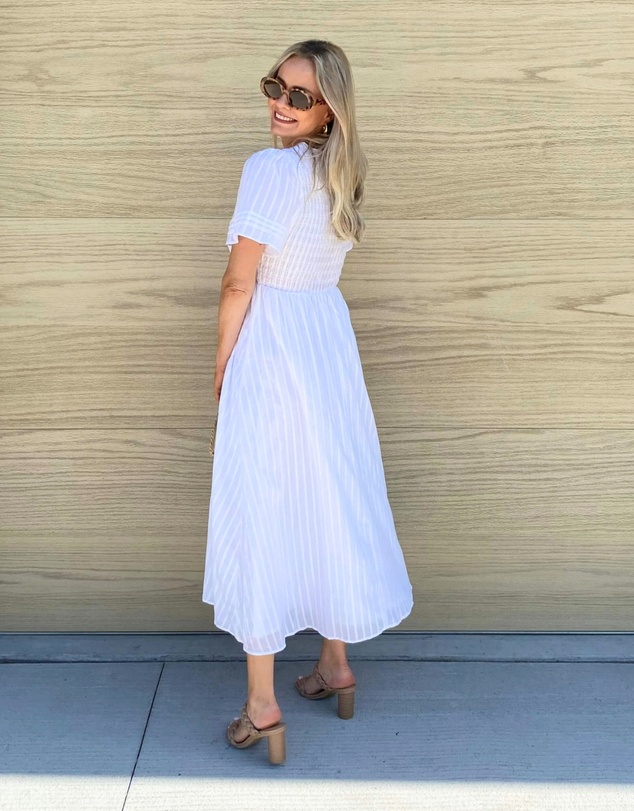 Esther & Co - Iolana Dress - White