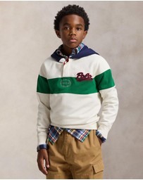 Polo Ralph Lauren - Logo Fleece Rugby Hoodie - ICONIC EXCLUSIVE - Teens