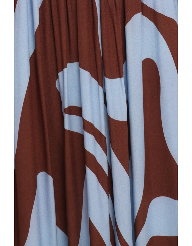Petal & Pup - Nesta Maxi Dress - Brown/Blue