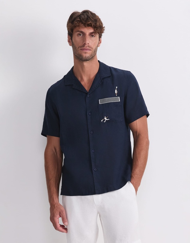 Sportscraft - Club Short Sleeve Linen Shirt