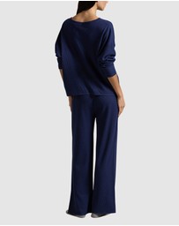 Polo Ralph Lauren - Club Waffle Long Sleeve Modal & Cotton Pyjama Set