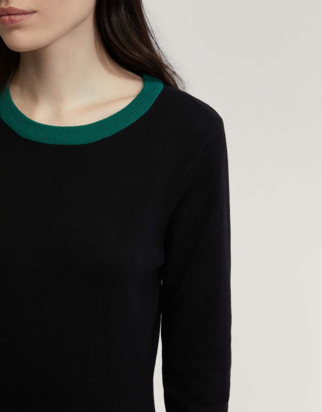 Oxford - Bridgette Contrast Trim Knit Dress