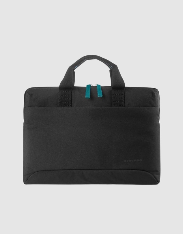 Tucano - Tucano Smilza Slim Laptop Bag Blue for 14 Inch Devices with Strap Anti Slip System and Front Pocket