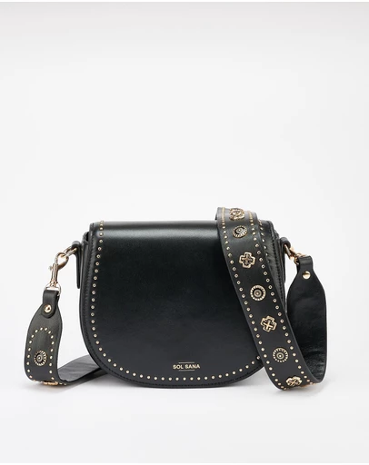 Sol Sana - Saddle Bag Black / Gold
