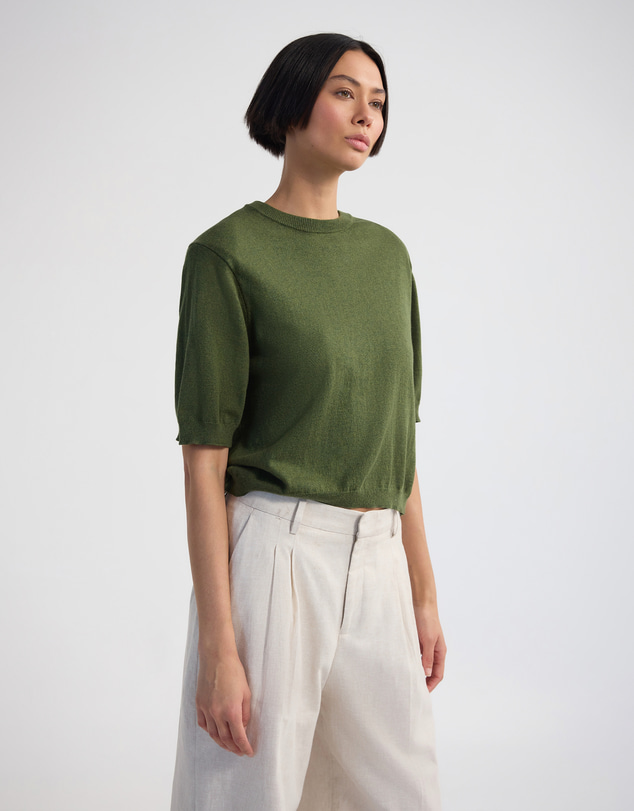 Oxford - Leeta Cashmere Blend Shldr Pad Knit