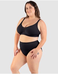 B Free Intimate Apparel - Invisible Mesh Comfort Padded Bra (C-D-DD-E-F-G) Cup