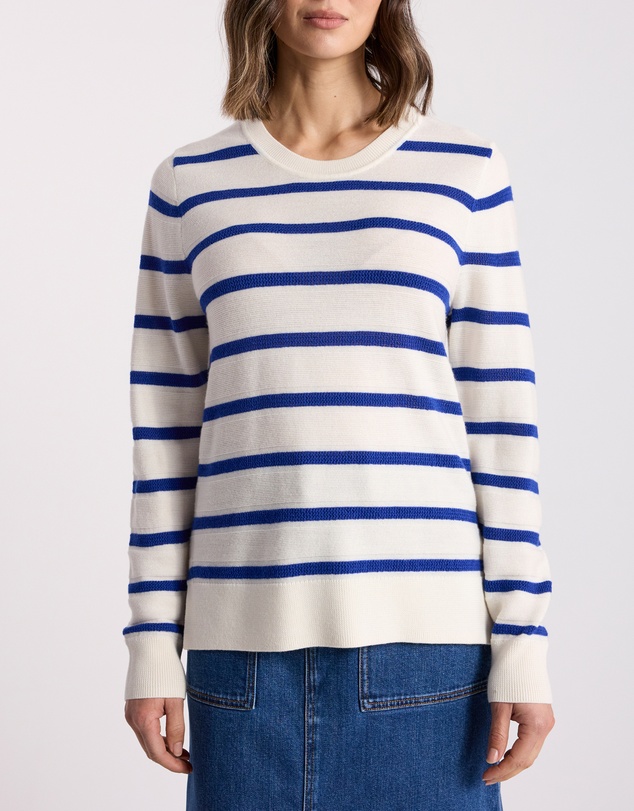 David Lawrence - Rea Merino Stripe Knit