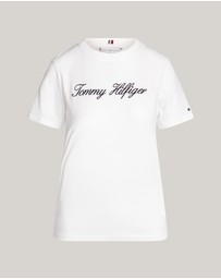 Tommy Hilfiger - Script Regular Crew Neck Short Sleeve Tee
