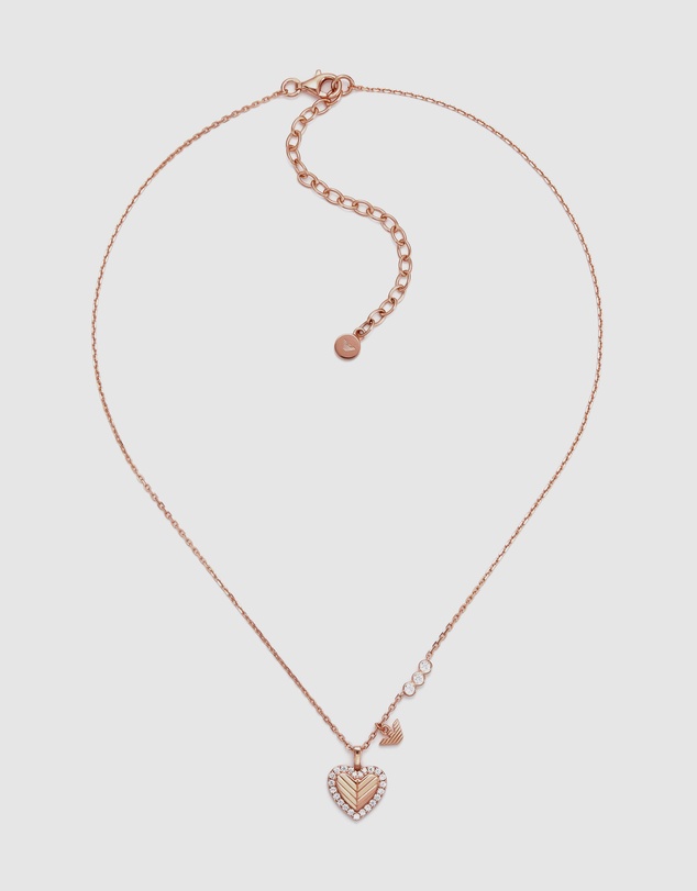 Emporio Armani - Rose Gold Tone Tone Necklace