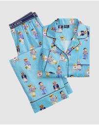 Polo Ralph Lauren - Madison Cotton Long Sleeve Button Down Pyjama Set