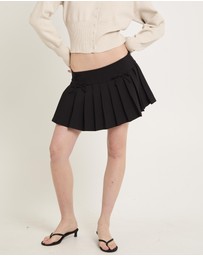 Alice In The Eve - Addison Pleated Mini Skirt