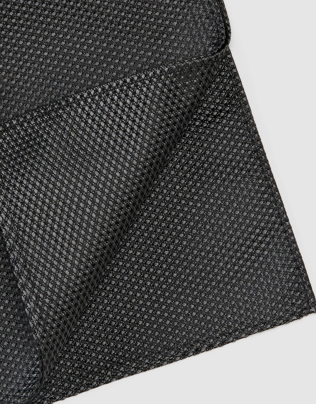 Politix - Silk Textured Two-tone Pocket Square