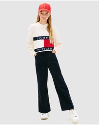 Tommy Hilfiger - Heritage Flag Rib-Knit Relaxed Jumper - Teens