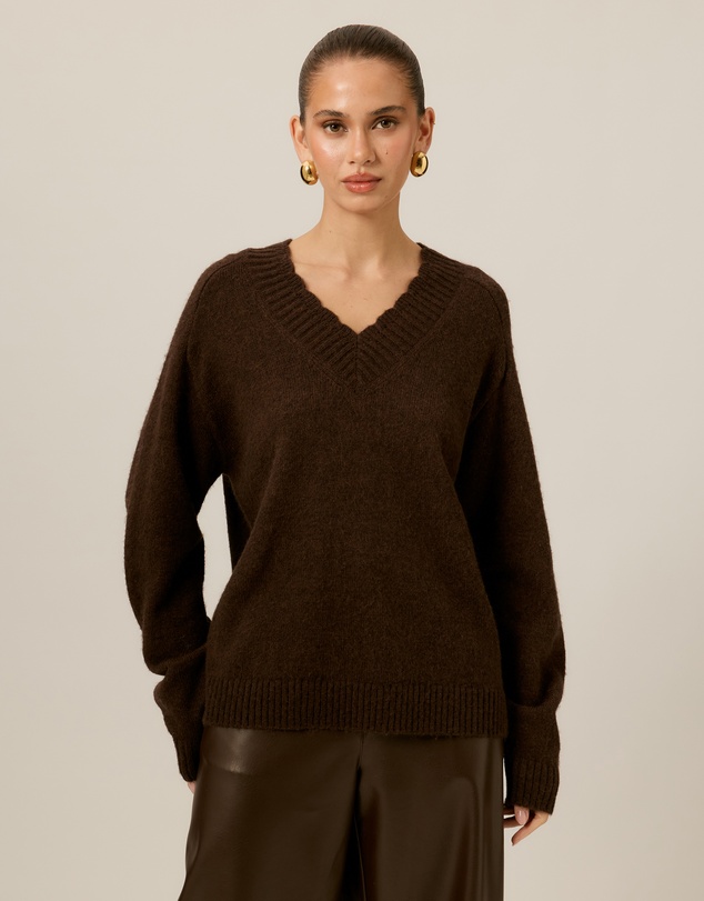Tussah - Georgia V-Neck Relaxed Jumper