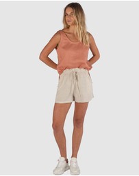 CAMIXA - Tanya Tank Linen Top
