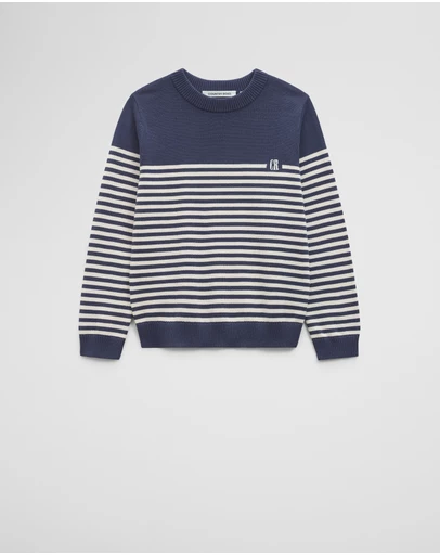 Country Road - Stripe Country Road Logo Knit