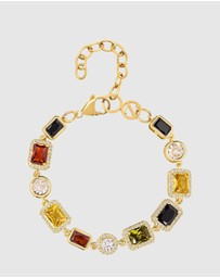 Nialaya Jewellery - Gem Bracelet in Gold