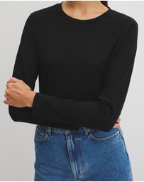 Country Road - Australian Good Earth Cotton Textured Slub T-shirt
