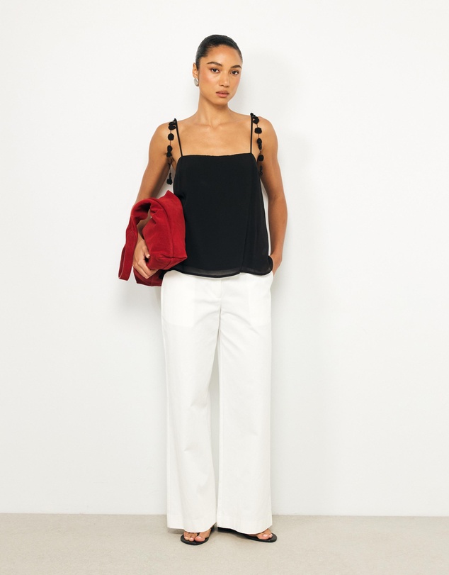 AERE - Ilaria Floral Detail Cami Top