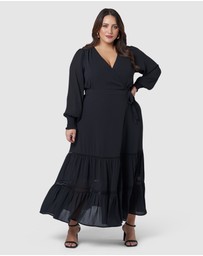 Pink Dusk by Curve Project - Hanky Panky Wrap Dress