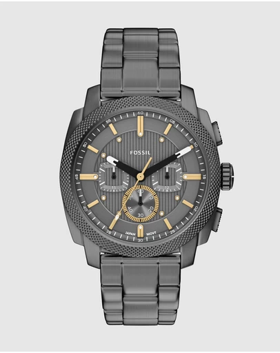 Fossil - Machine Gun-Metal Chronograph Watch