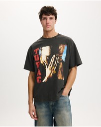 Cotton On - Box Fit Premium Music T-Shirt