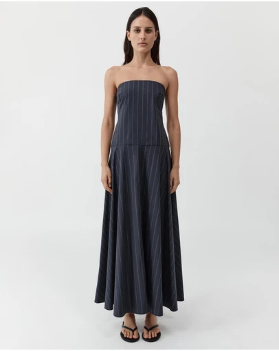 St. Agni - Strapless Rouleau Dress