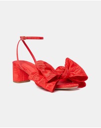 Loeffler Randall - Carmen Mid Heel Bow Sandals