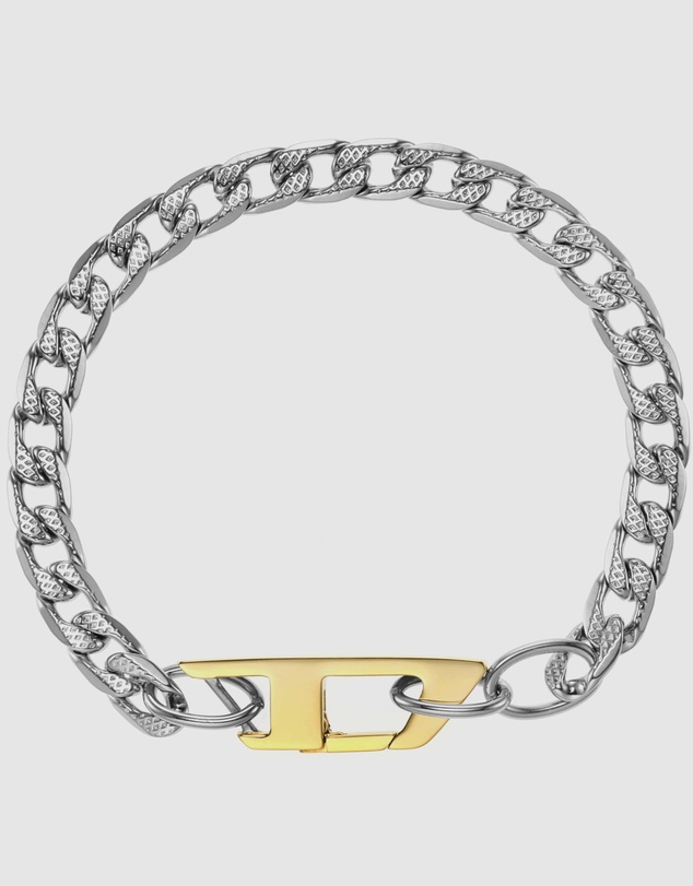 Diesel - Steel Silver-Tone Bracelet