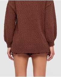 Zulu & Zephyr - Boucle Knit Shorts