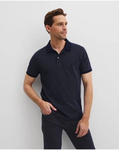 Country Road - Cotton Jacquard Polo