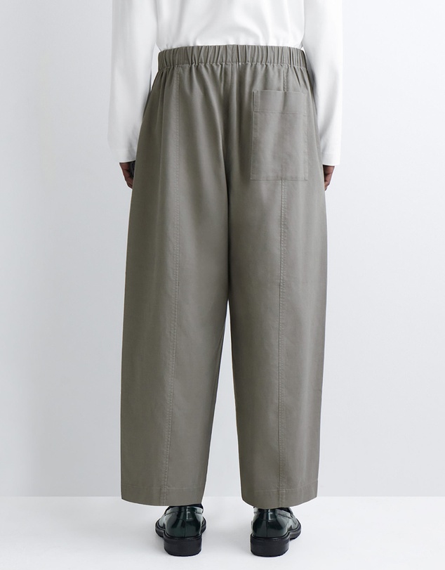 COS - Cotton Cropped Relaxed-Fit Barrel Leg Trousers